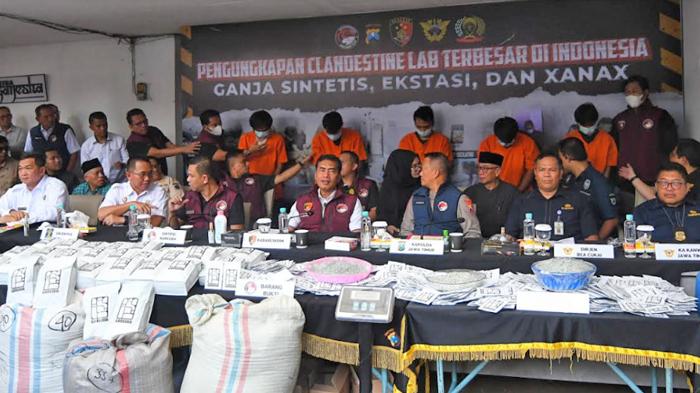 Penggerebekan Pabrik Narkoba di Kota Malang, Polisi Sebut Hasil Pengembangan dari Jakarta
