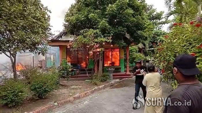 SMPN 1 Balongbendo Sidoarjo Terbakar, Diduga Akibat Korsleting Listrik