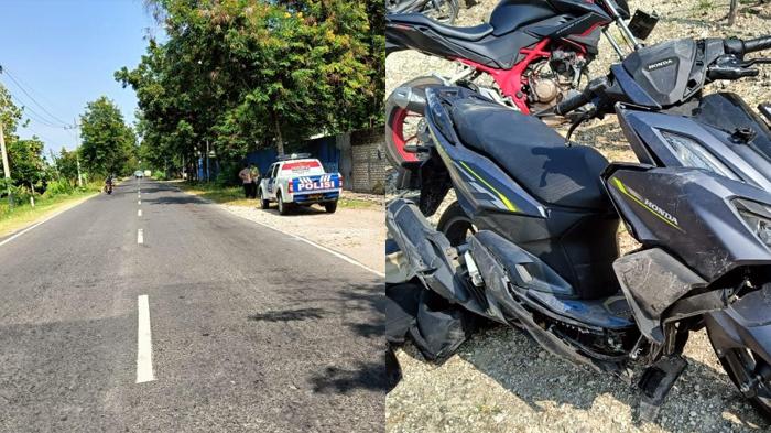 Kecelakaan Adu Banteng di Jalan Pakah–Soko Tuban, Pemotor Bojonegoro Meninggal Saat Menuju Puskesmas