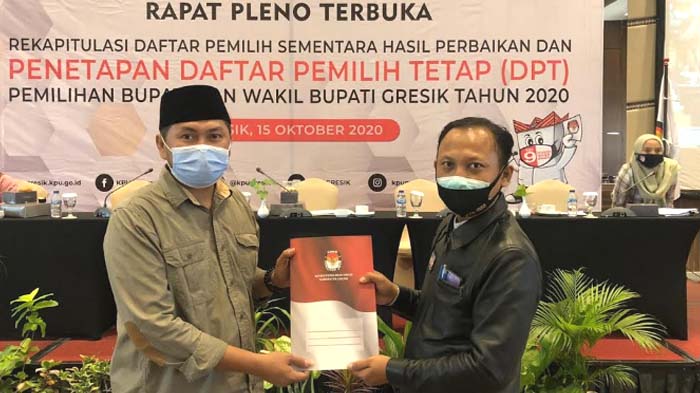 DPT Pilkada Gresik 2020 Sebanyak 918.192, Pemilih Perempuan Paling Banyak