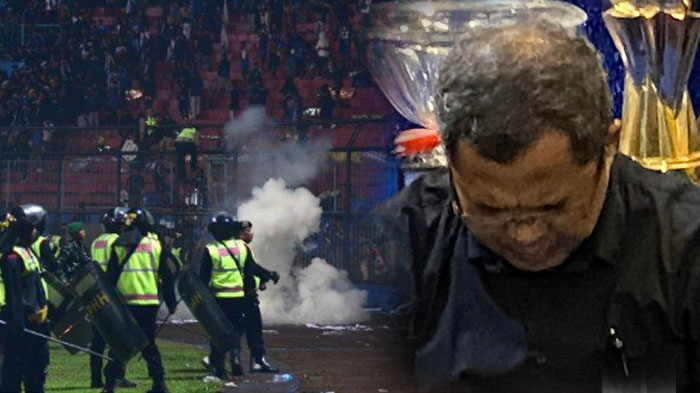 JANGGAL Kandungan Gas Air Mata di Tragedi Kanjuruhan, Ketua Panpel Arema: Muka Korban Biru, Otopsi!