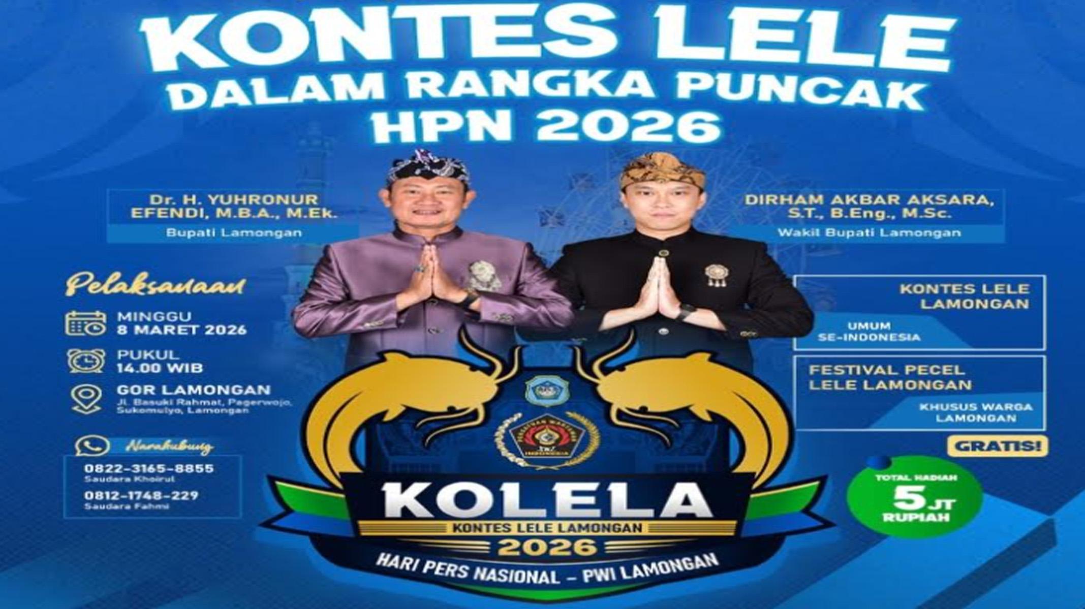 Kontes Lele Lamongan atau Kolela Digelar Perdana Sore Ini, Tak Kalah Seru dari Lelang Bandeng Gresik