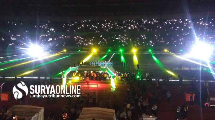 Live Streaming Persebaya vs Sabah FA di Stadion GBT, Launching Tim Dihiasi Pesta Laser & Kembang Api