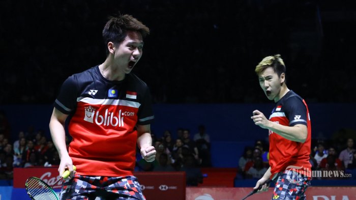 Hasil Indonesia Open 2022: Marcus/Kevin Menang Derbi Merah Putih, Melaju ke 16 Besar