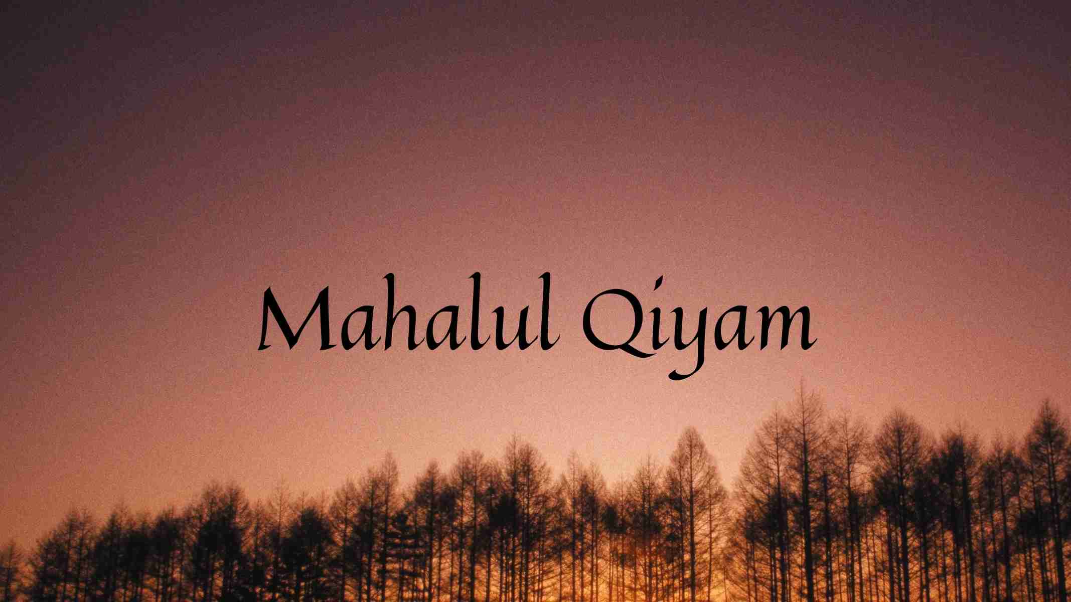 Sholawat Mahalul Qiyam Simtudduror dalam Teks Arab, Latin dan Terjemahan