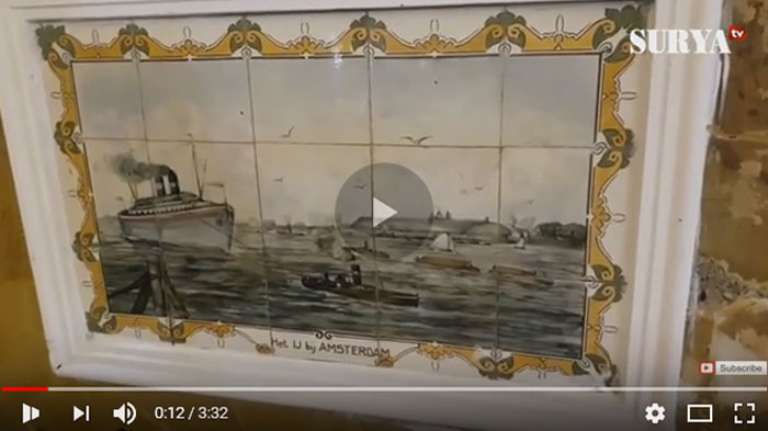 VIDEO- Lukisan Keramik Peninggalan VOC Ada di Malang