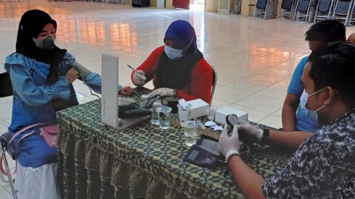 Polres Pamekasan Gelar Vaksinasi Presisi Merdeka, Sasar Mahasiswa IAIN Madura