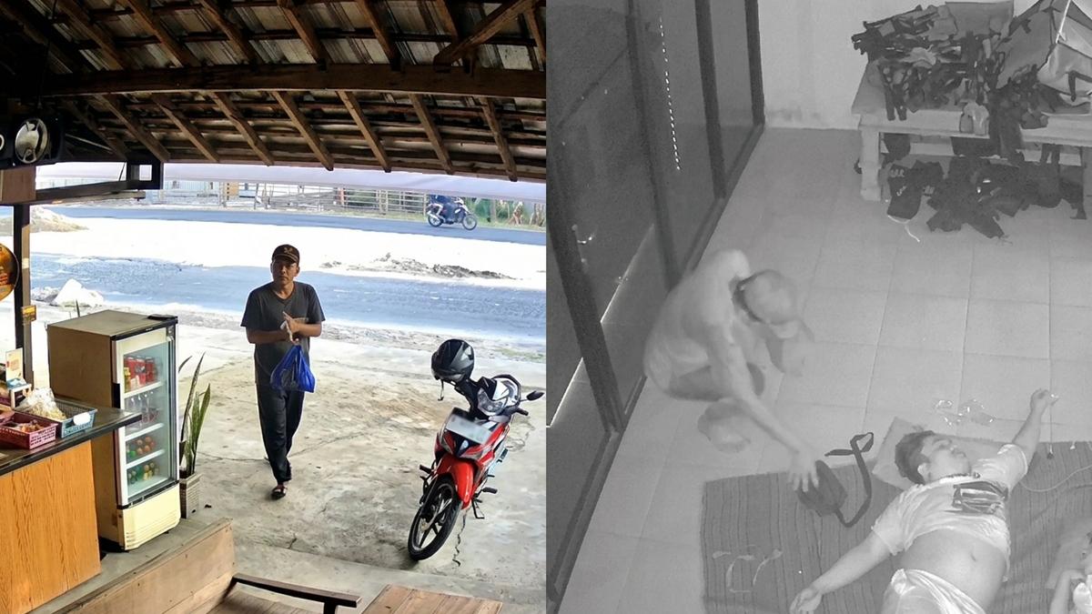 Pencuri di Tuban Terekam CCTV Baca Jampi-Jampi Sebelum Beraksi - Surya.co.id