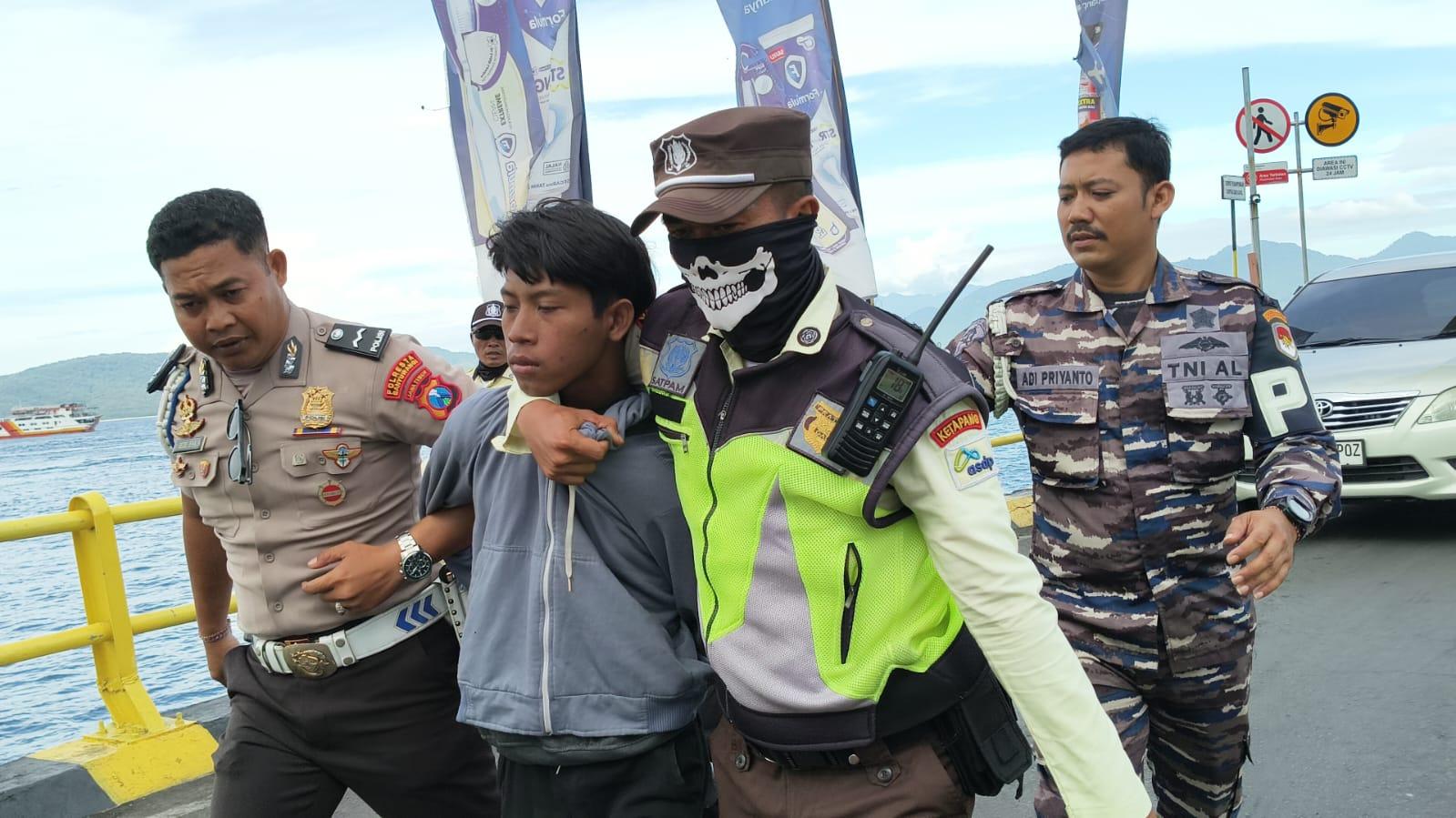 Gagal Kabur ke Jawa, Pelaku Curanmor Dibekuk di Tengah Laut Selat Bali