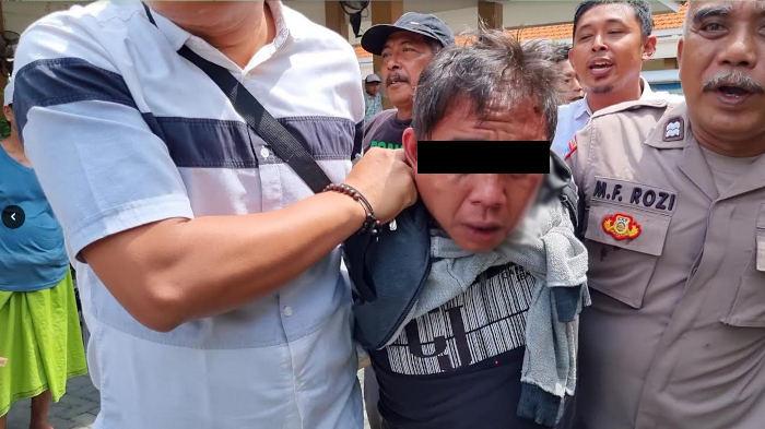 Maling Sepeda Motor Bawa Jimat Nyonyor Dihajar Warga Suci Gresik