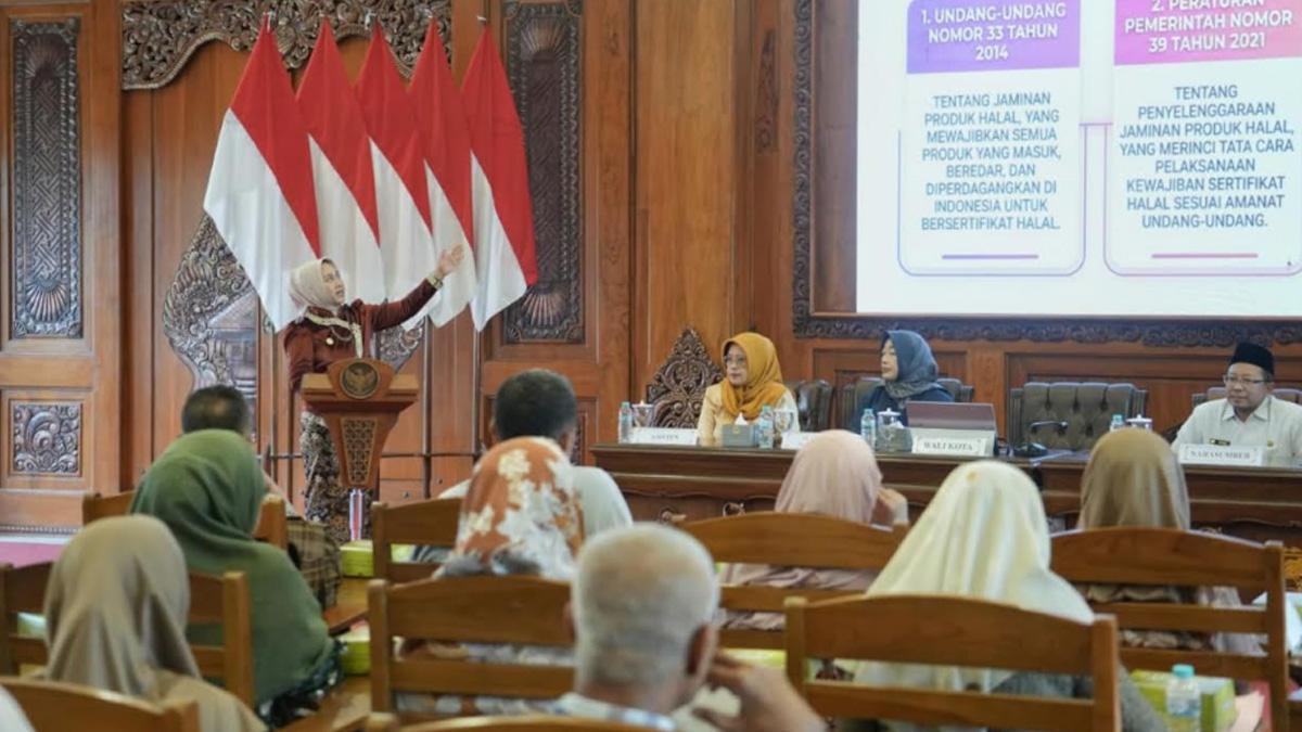 Wali Kota Mojokerto Target Percepatan Fasilitasi Sertifikasi Halal UMKM Mamin Tuntas Tahun 2026