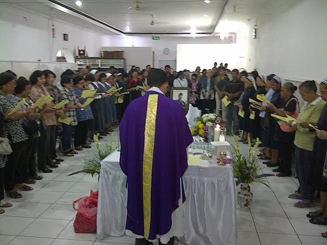 Jenazah Raheem Tiba di Madiun,Misa Arwah Langsung Dilakukan