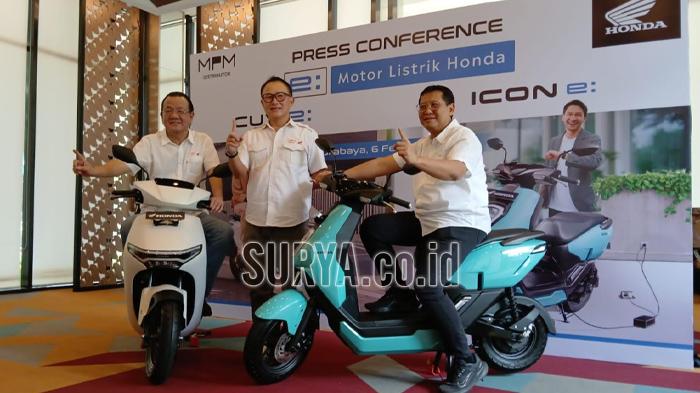MPM Honda Jatim Luncurkan Honda CUV e: dan ICON e: di Surabaya, Mobilitas Ramah Lingkungan