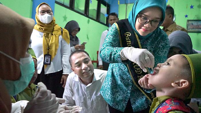 Ada KLB Campak di Sumenep, Pemkot Surabaya Terbitkan SE Ajak Imunisasi : Baru 60 Persen dari Target