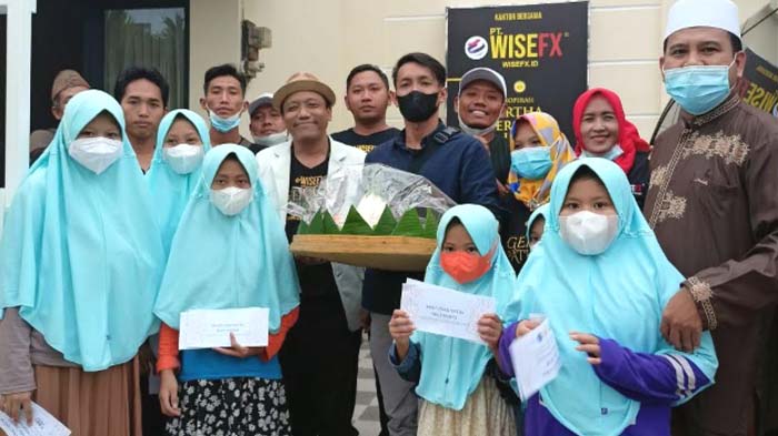 Peresmian Kantor Baru PT Wisefx Gresik Diisi Santunan Yatim Piatu