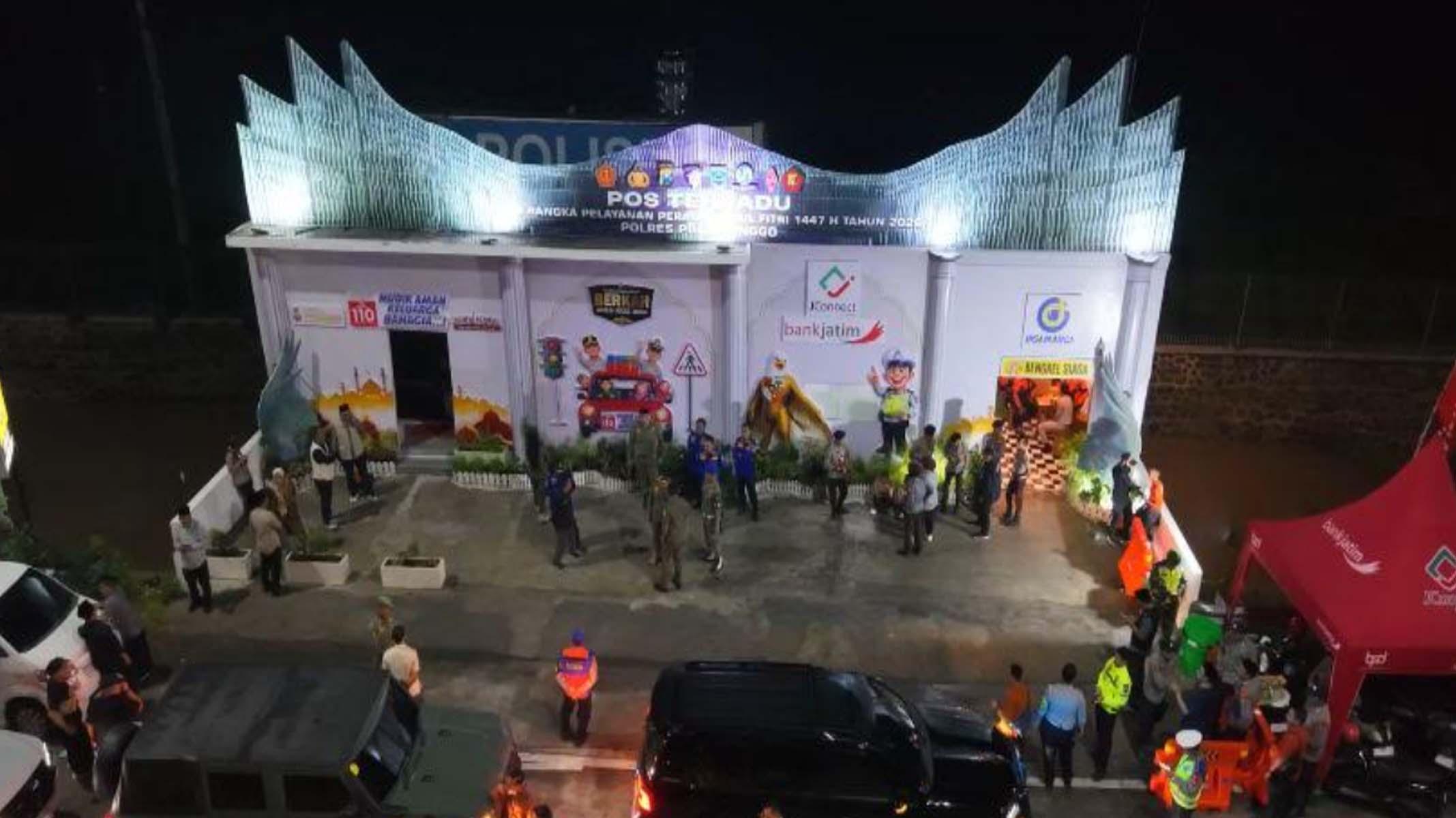 Ada Istana Negara IKN di Pos Pelayanan Polres Probolinggo, Fasilitasnya Siap Manjakan Pemudik