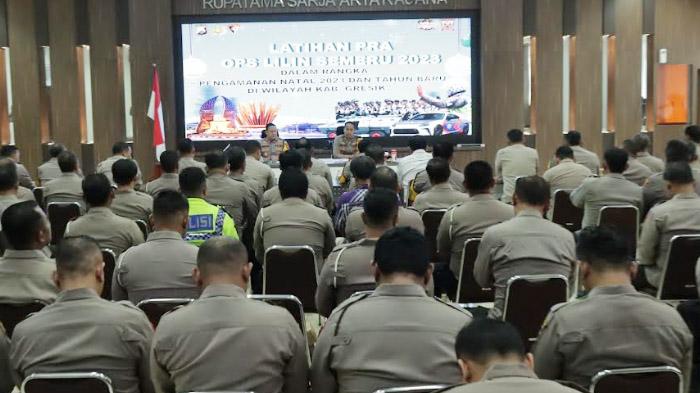 Jaga Kondusivitas Selama Libur Natal Dan Tahun Baru, Polres Gresik Siapkan Pos-Pos Pengamanan