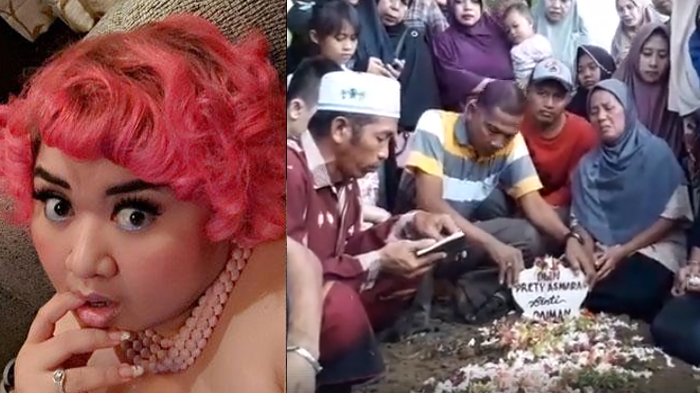 5 Momen Pemakaman Pretty Asmara di Lumajang Jawa Timur, Diiringi Isak Tangis Keluarga dan Kerabat