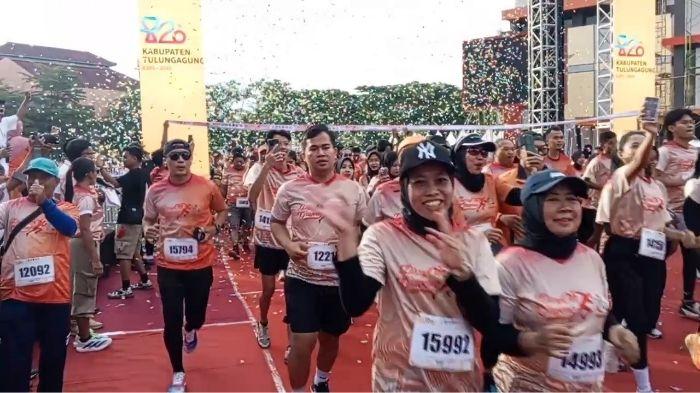 6.000 Peserta Lari Bareng di PayOn Gayeng di Tulungagung, Rangkaian Hari Jadi-80 Provinsi Jawa Timur