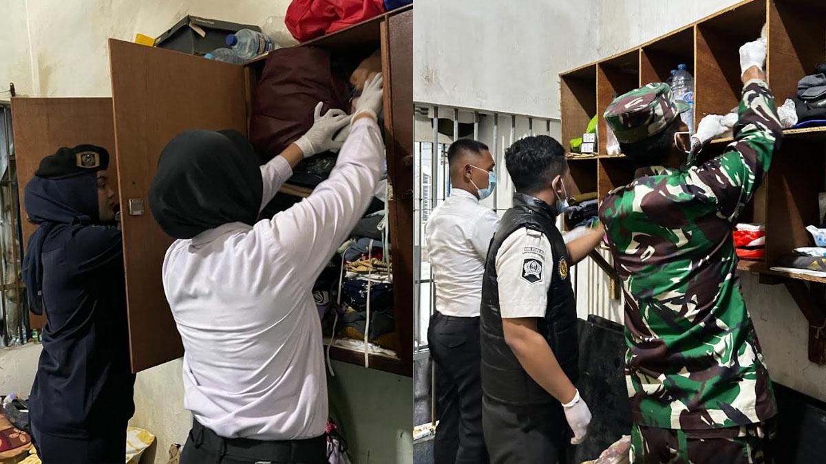 Rutan Gresik Razia Besar-besaran, Polisi dan TNI Turun Periksa Kamar WBP