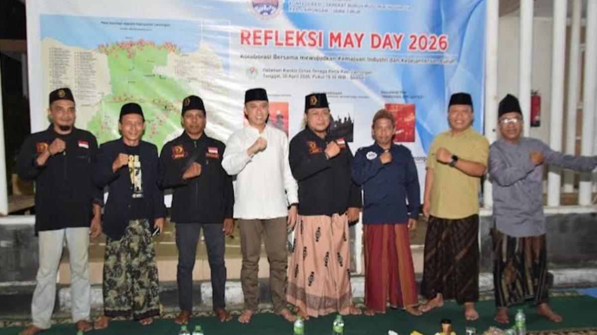 May Day 2026, Wabup Lamongan Tekankan Kesejahteraan Buruh sebagai Prioritas