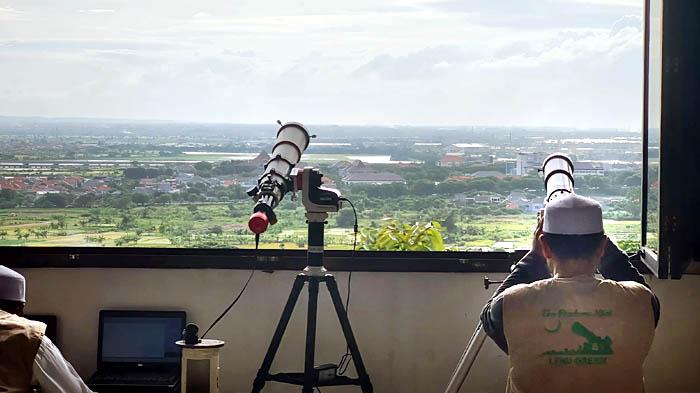 Hilal Tidak Terlihat di Balai Rukyat NU Bukit Condrodipo Gresik