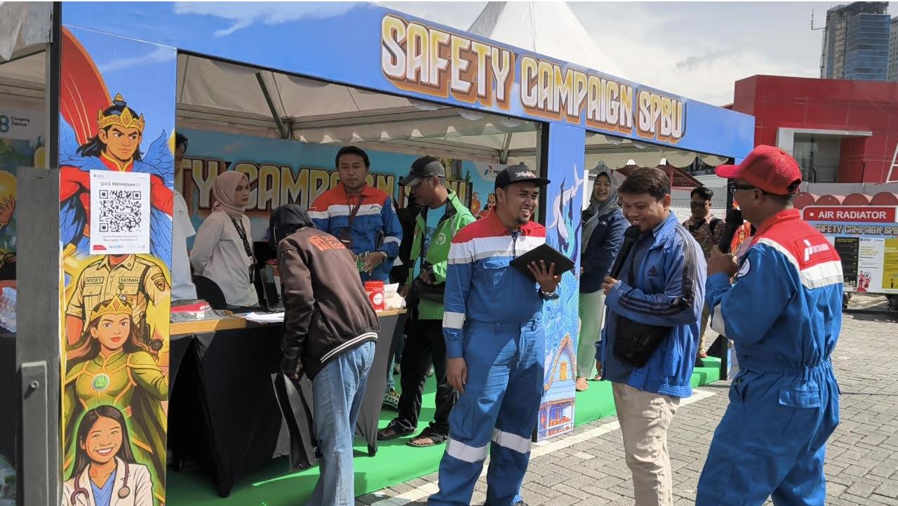 Rayakan Bulan K3, Konsumen di SPBU Diajak Belajar Budaya HSSE