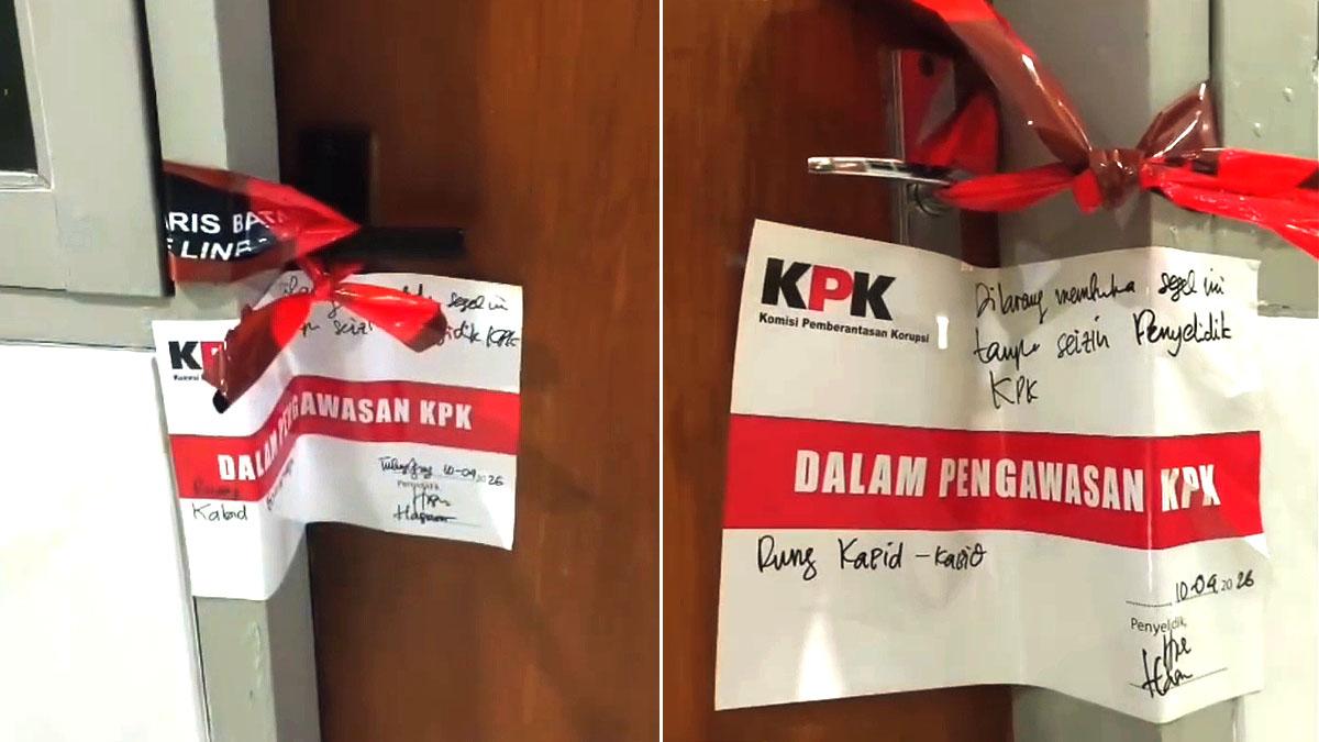 segel-KPK-di-2-kantor-dinas-Pemkab-Tulungagung-Jatim.jpg