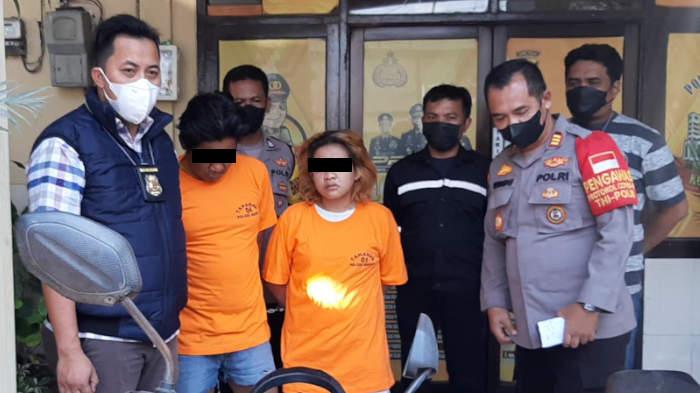 Dalam Kondisi Mabuk, Sepasang Kekasih Colong Sepeda Motor Jemaah Pengajian di Manyar Gresik