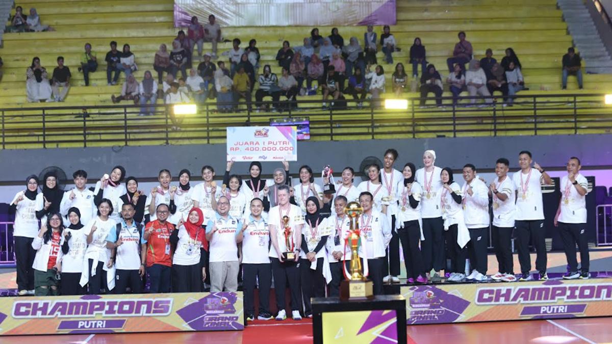 JPE Sabet Gelar Juara Proliga Usai Kalahkan Gresik Phonska Plus Pupuk Indonesia