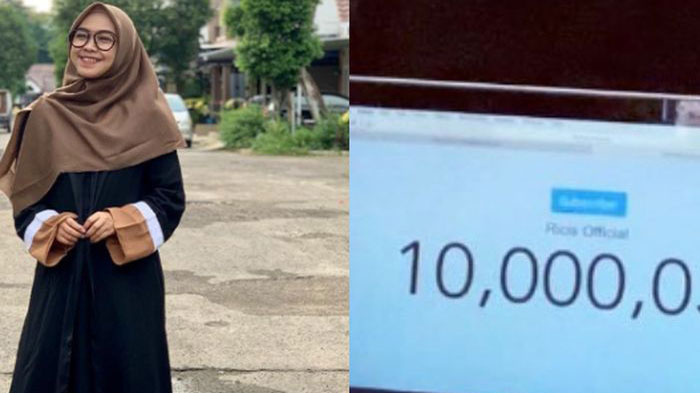 Tangis Haru Ria Ricis Saat Tembus 10 Juta Subscribers, Siap Berangkatkan Umroh Beberapa Fansnya
