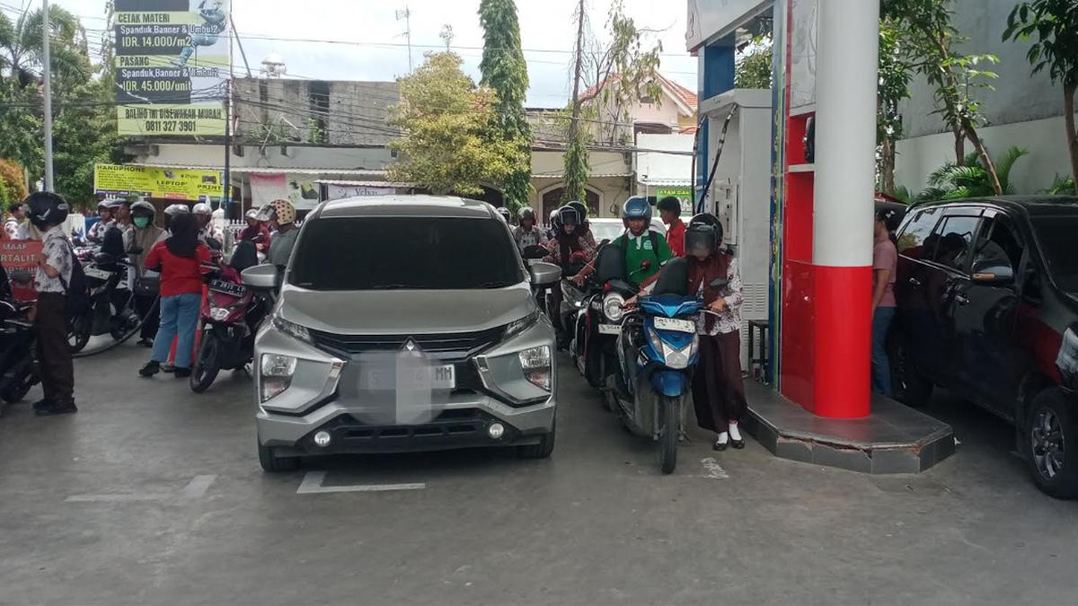 Pembelian BBM di Sejumlah SPBU Lamongan Meningkat, Polres Imbau Warga Tak Panic Buying