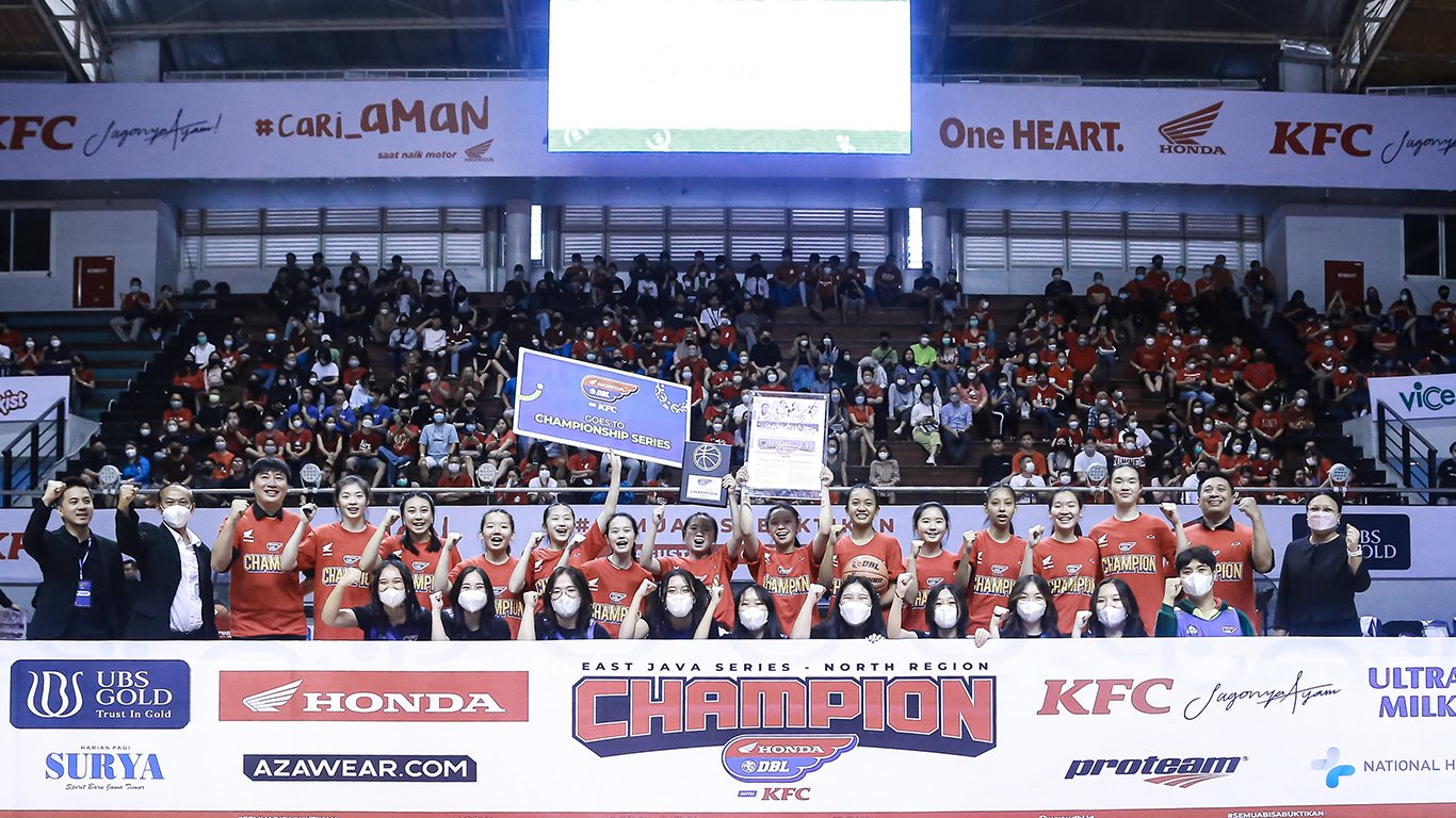 Kampiun di Seri Surabaya, SMA Gloria 1 Optimistis di Honda DBL with KFC 2022 Championship Series