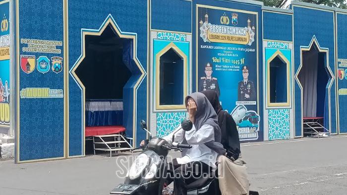 Manjakan Pemudik Lebaran 2024, Satlantas Polres Lamongan Sediakan PosYan PosMan