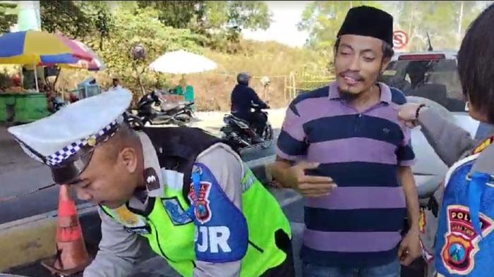 Sopir Vitara Ditetapkan Tersangka Usai Lempar Surat Tilang dan Cakar Polisi di Jembatan Suramadu
