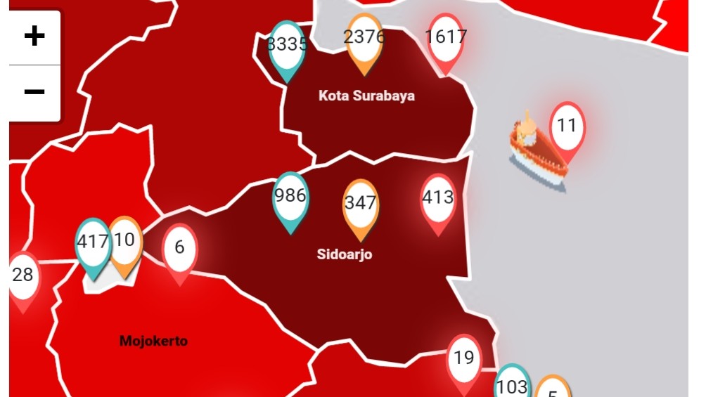Update Virus Corona di Surabaya dan Jatim Sabtu, 23 Mei Pasien COVID-19 Naik 153, Ada Anak 11 Tahun