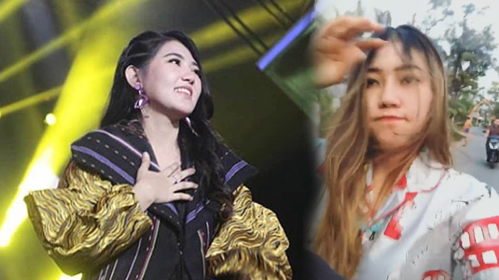 Via Vallen Sambangi Rumahnya yang Sudah Rata Tanah di Kampung, Tampil Tanpa Makeup dan Pakai Piyama