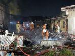 Ditinggal Mudik Lebaran, 10 Kamar Kos di Jalan Tubanan Lama Tandes Surabaya Ludes Terbakar