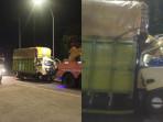 KRONOLOGI Kecelakaan Truk Buah dan Truk Kontainer di Tol Jombang-Mojokerto, 2 Orang Luka
