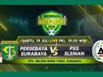 Link Live Streaming Persebaya vs PSS Sleman, Launching Game 2025/2026 di Indosiar dan Vidio.com