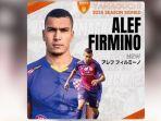 Gagal Merapat ke Persebaya Surabaya, Alef Firmino Kini Gabung Klub Jepang Renofa Yamaguchi FC