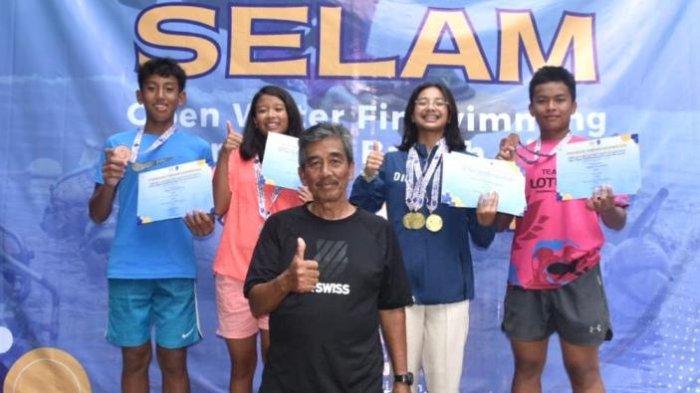 Atlet Selam Kota Batu Raih Tiga Medali Emas di Kejurda Open Water Finswimming Jatim 2024