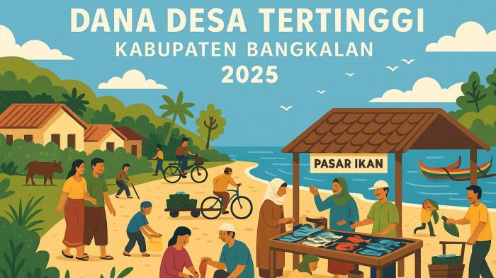 Inilah 10 Desa di Kabupaten Bangkalan Madura Jawa Timur Dapat Dana Desa 2025 Tertinggi Rp 1,9 Miliar