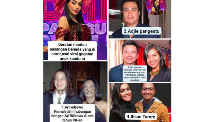 DENADA- Potret mantan pacar Denada di masa lalu.(Instagram @aman_shopp)