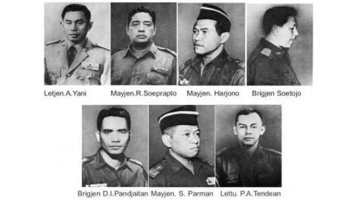 DAFTAR 7 Perwira TNI Dibunuh dan Dibuang di Lubang Buaya dalam Peristiwa G30S/PKI, Ini Kisahnya