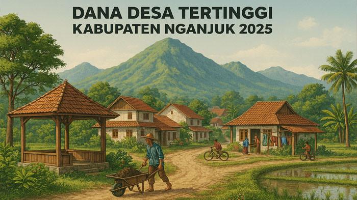 Inilah 10 Desa di Kabupaten Nganjuk Jawa Timur Dapat Dana Desa 2025 Tertinggi Capai Rp 1,8 M