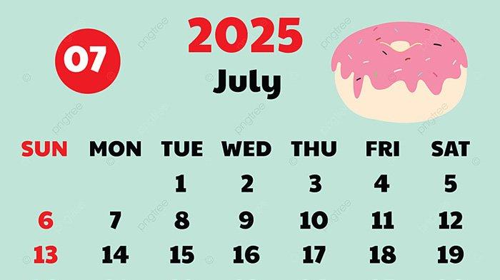 Kalender 2025 Bulan Juli Lengkap dengan Penanggalan Jawa dan Hijriah, Tak Ada Libur Panjang