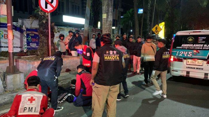 Kecelakaan Tunggal di Jalan Veteran Kota Malang, Pengendara Honda Beat Tewas di TKP