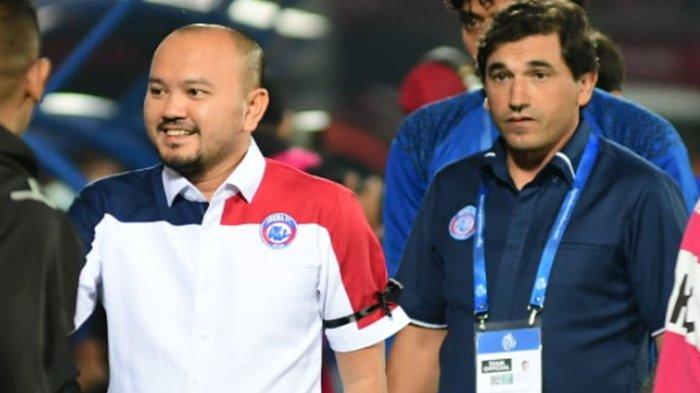 Pengumuman Penting Arema FC Siang Ini dari Manajer Ali Rifki, Eduardo Almeida Out ?