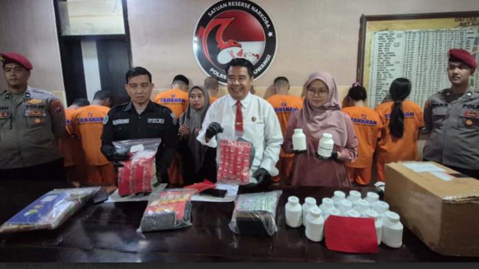 Polresta Banyuwangi Ungkap 22 Kasus Narkoba, Tangkap 25 Tersangka